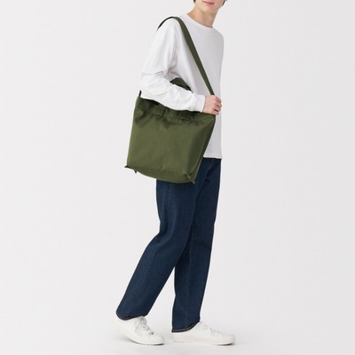 MUJI Túi Tote Vải Có Dây Đeo Liền
