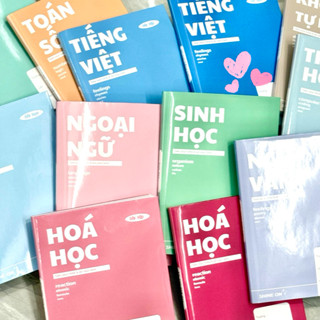 [COMBO] Giấy Bao Tập Theo Môn Học Cấp 1,2,3| Có Chương Trình Mới Và Cũ | Thiết Kế Bởi Guinnschooling.