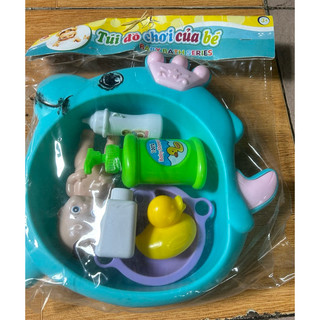 Combo đồ hàng thau tắm búp bê