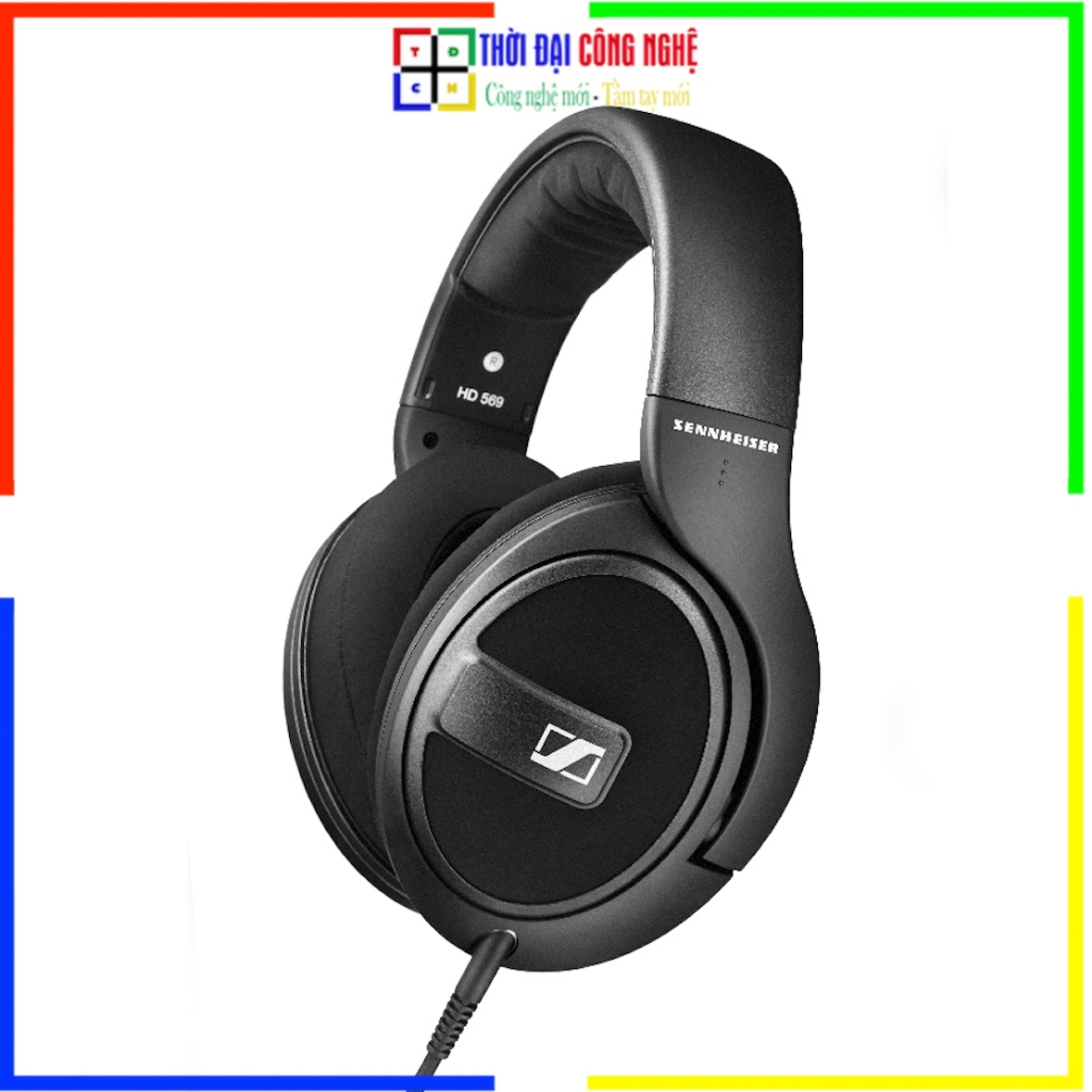 Tai nghe Sennheiser HD 569 Over-ear Đen, Kích thước loa 38mm, Dải tần số 10-28000Hz