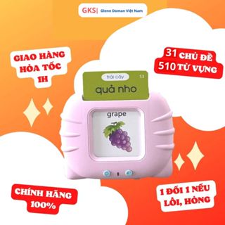 Máy Đọc Thẻ Thông Minh - 3 Chế Độ Đọc Song Ngữ Anh-Việt, Tiếng Việt, Tiếng Anh Kèm Phát Nhạc