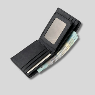 Ví Nam Da Bò Thật Cao Cấp, Ví Da Bò Nhập Khẩu Da Bò Saffiano Nhập Ý, Ví Da Nam Nhiều Ngăn Đựng