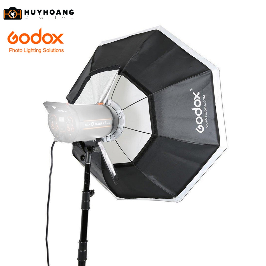 Tản sáng Softbox Godox bát giác Octagon 95cm - 140cm - Có tổ ong