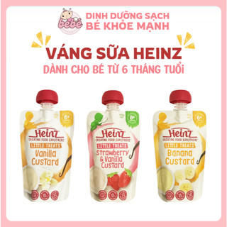  Váng sữa hoa quả Heinz dạng túi bổ sung vitamin dưỡng chất cho bé 