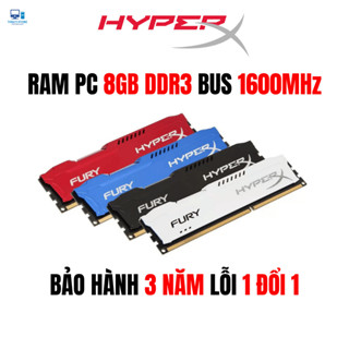 Ram PC KINGSTON 8GB DDR3 bus 1600Mhz Memory Ram máy tính bàn PC3 12800 Desktop - Bảo hành 36 tháng