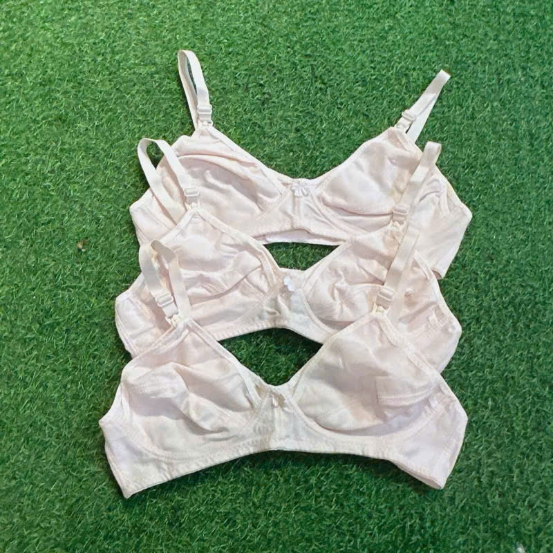 COMBO 3 Áo ngực bà bầu cho con ty, sau sinh mẹ chống chảy xệ, áo chất vải Cotton Mát- Không Đệm