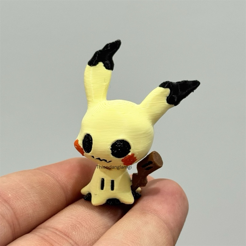 Mimikyu Pokemon | Thiện đang làm gì | in 3D Đồ chơi Móc khoá