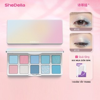 Bảng Phấn Mắt Nữ 10 Ô Màu Mộng Mơ Shedella 10gr