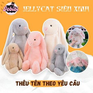 Gấu Bông Jellycat Tai Dài  [NHẬN THÊU TÊN ], Gấu Bông Thỏ Jellycat Thêu Tên Theo Yêu Cầu Dễ Thương GIÁ RẺ