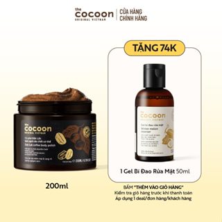 Tẩy da chết cơ thể cà phê Đắk Lắk Cocoon cho làn da mềm mại và rạng rỡ 200ml