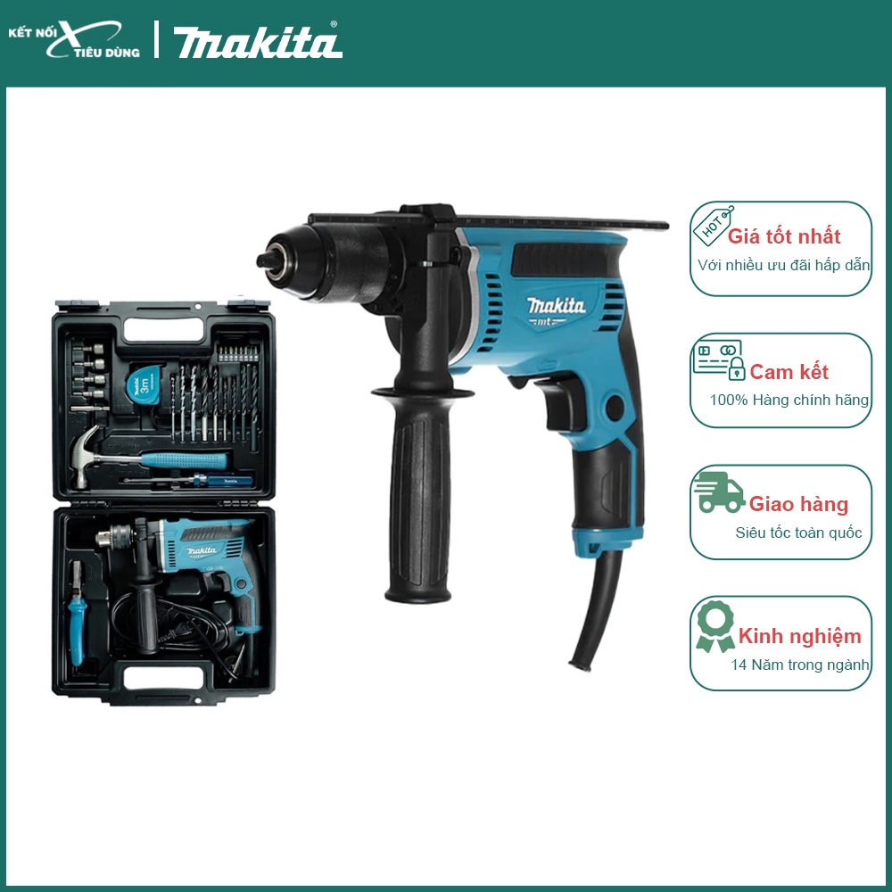 Máy khoan động lực 430W Makita M8104B (Xuất xứ thái lan, Đẩu kẹp nhanh) Kết Nối Tiêu Dùng