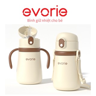  Evorie Bình giữ nhiệt cho bé Bình nước giữ nhiệt đa năng chất liệu thép không gỉ tích hợp tay cầm 
