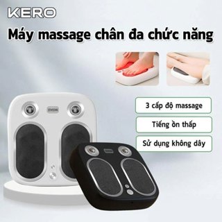 KERO Máy Massage Chân Tự Động Chườm Nóng - Giảm Đau Nhức, Lưu Thông Máu - Quà Tặng Gia Đình
