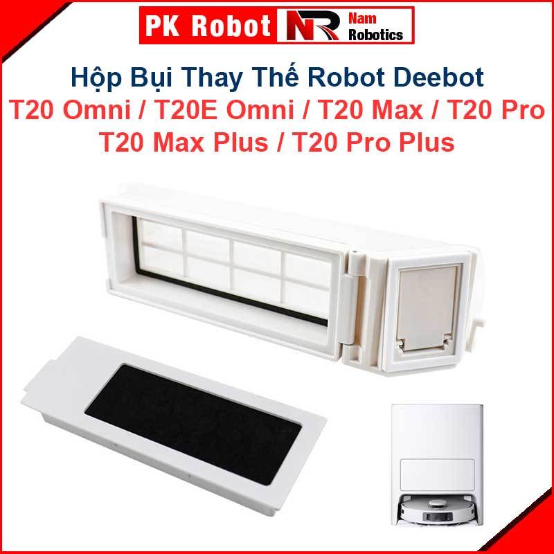 Hộp Bụi Thay Thế Robot Deebot T20 Omni, T20E Omni, T20 Max, T20 Pro, T20 Max Plus, T20 Pro Plus/