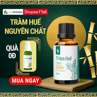 Tinh Dầu Tràm Huế VUATINHDAU Nguyên Chất 100% Chai 30/50ml Giữ Ấm Cho Bé