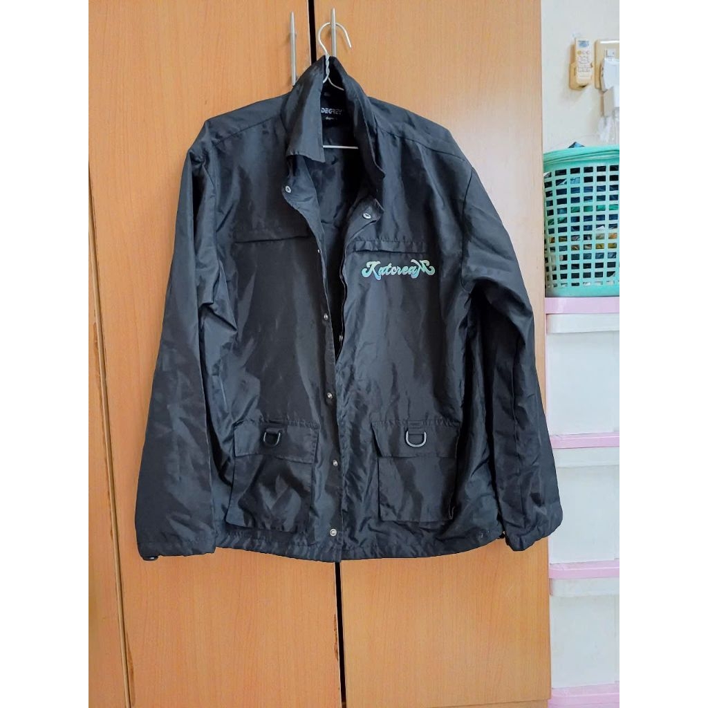 Áo khoác gió KatCream chính hãng Degrey x LND - 2hand local brand (có COD)