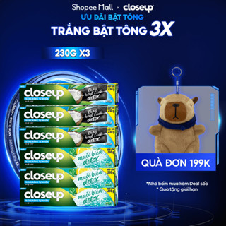 Kem Đánh Răng Closeup Làm Trắng Răng Tự Nhiên SAU 2 TUẦN 230g