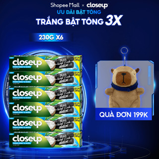 Bộ 6 Kem Đánh Răng Closeup Làm Trắng Răng Tự Nhiên SAU 2 TUẦN 230g