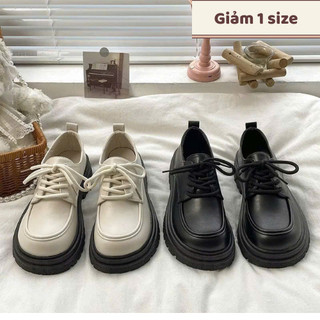 [Sẵn + Hoả tốc] 𝐓𝐡𝐞𝐡𝐞𝐫𝐦𝐢𝐭 | Giày Mary Jane độn đế bằng có sẵn dây, thiết kế độc đáo thích hợp đi chơi đi học - G02