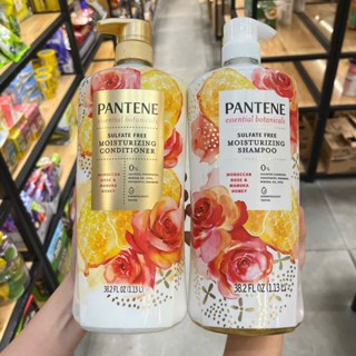   Nhập Mỹ  Dầu Gội PANTENE ESSENTIAL BOTANICALS - MOROCAN ROSE-MANUKA-HONEY VOLUMIZING SHAMPOO 1.13L 