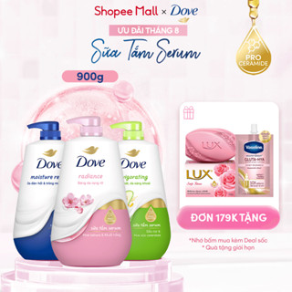 Sữa Tắm Serum Dove Pro-Ceramide Giúp Da Đàn Hồi Và Căng Bóng 900g