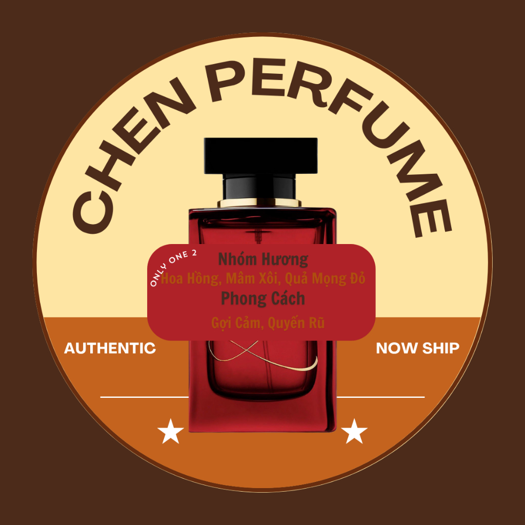 Nước Hoa Dạng chiết  T.O.O2 EDP – mùi ngọt berry, cà phê – nữ tính, sang trọng 5ml-10ml