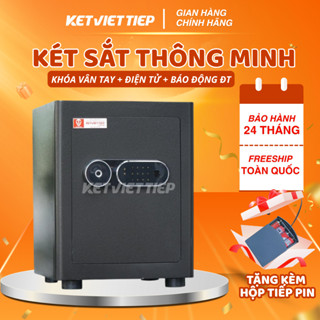 Két sắt Việt Tiệp khoá vân tay điện tử KVTSC51, KVTSC26 hiện đại chống cháy an toàn công nghệ cao