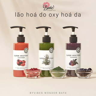 Sữa Rửa Mặt Rau Củ Thải Độc Byvibes Wonder Bath Super Vegitoks Cleanser 300ml