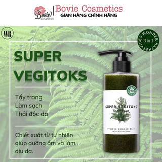 Sữa Rửa Mặt Rau Củ Thải Độc Byvibes Wonder Bath Super Vegitoks Cleanser 300ml