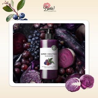 Sữa Rửa Mặt Rau Củ Thải Độc Byvibes Wonder Bath Super Vegitoks Cleanser 300ml