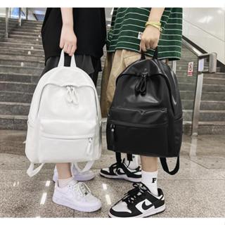 Balo da trơn nam nữ unisex thời trang Hàn Quốc chống nước, balo đi học đi làm dáng basic, siêu nhẹ, đựng laptop - BL024