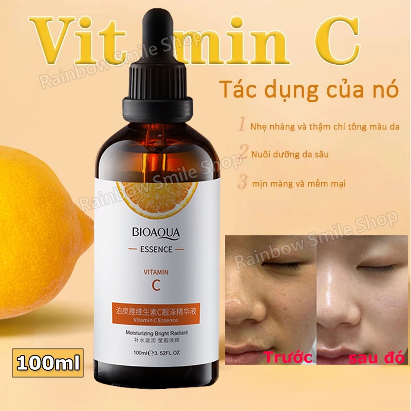 serum phục hồi da chống oxy hóa b5 Vitamin C arbutin dưỡng trắng da mặt dưỡng da mặt cấp ẩm 100ml Giảm mụn