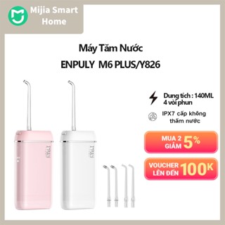 Máy tăm nước mini Enpuly M6 Plus/Y826/ML8 Chống Thấm Nước IPX8 Với 3 chế độ làm sạch tăm nước gấp gọn - BH 2-6tháng