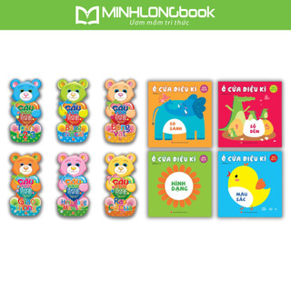 Sách: combo gấu con thông minh + ô cửa diệu kỳ dành cho thiếu nhi