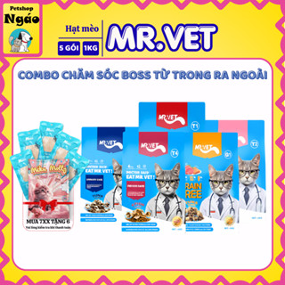 Mr.Vet / Mr Vet 5KG - 10KG Thức ăn cho mèo hạt Topping Cao Cấp T1, T2, T3, T4, G1 NGÁO PETSHOP