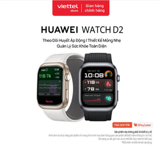  Đồng Hồ Thông Minh HUAWEI WATCH D2 Chính Hãng | Theo Dõi Huyết Áp Động| Thiết Kế Mỏng Nhẹ | Quản Lý Sức Khỏe Toàn Diện 