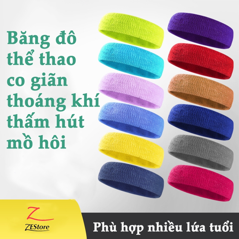 Băng đô thể thao siêu thấm mồ hôi