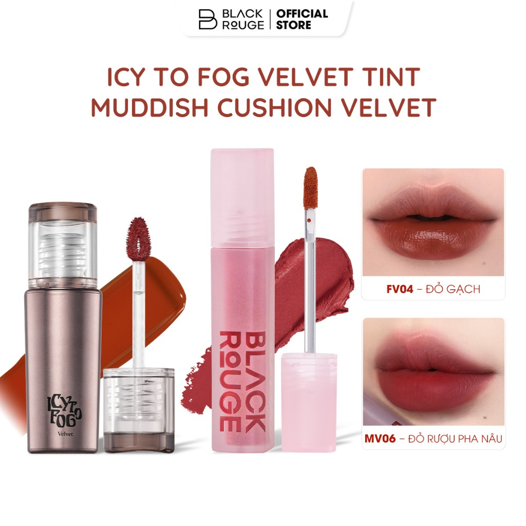 Combo Son Kem Black Rouge FV04 + MV06