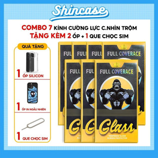  Combo 7 Kính Cường Lực Chống Nhìn Trộm Có Khung Tự Dán Cho iPhone 6 6s 7 8 Plus X XS XR 11 12 13 14 15 16 Pro Max Mini 