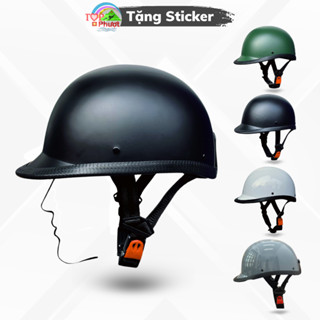 Mũ bảo hiểm lưỡi trai nửa đầu Đua Ngựa nhẹ nhàng thời trang đi trong phố