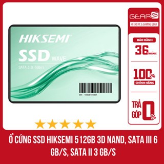 [FULL VAT]Ổ cứng SSD HIKSEMI 512GB 3D NAND, SATA III 6 GB/s, SATA II 3 GB/s
