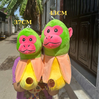  Gấu Bông Banana Vũ Trụ Brainrot đáng Yêu Gấu ôm khỉ chuối Cho Bé 