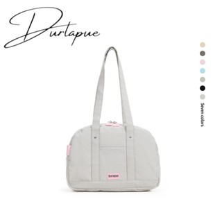 Durlapue-túi xách nữGiá trị lớn trong kho túi đeo vai dung tích lớn túi vải màu đồng nhất