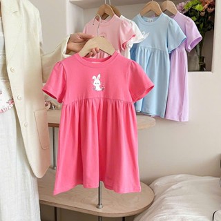 Váy bé gái chất thun mềm, hàng quảng châu xịn, đầm đi học, đầm bé gái đi học, đo chơi