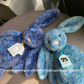   100% Authentic  Thỏ bông Jellycat Luxe Azure & Luxe Hopscone Bunny chính hãng 