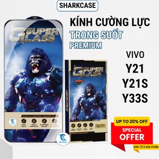  Kính cường lực Vivo Y21 Y21S Y33S premium full màn miếng dán bảo vệ màn hình đt 