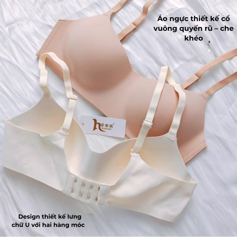 [32–38] Áo Lót Nữ AL158 – Mút Mỏng, Không Gọng, Cúp Ngang,Chất vải su mềm mịn,mặc như không – thoải 