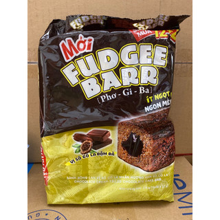  Bánh Bông Lan Vị Socola Nhân Hương Kem Socola Fudgee Barr Bịch 378g 12cái  