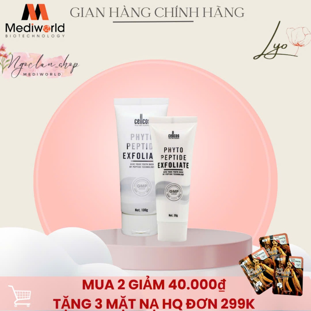 Tẩy Tế Bào Chết sinh học PHYTO PEPTIDE EXFOLIATE MEDIWORLD