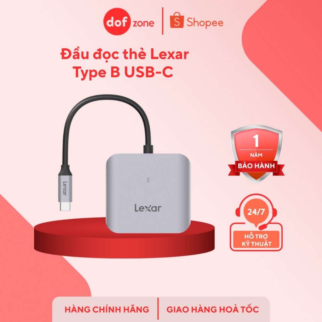 Đầu đọc thẻ Lexar RW510 CFexpress Type B USB-C | Chính Hãng